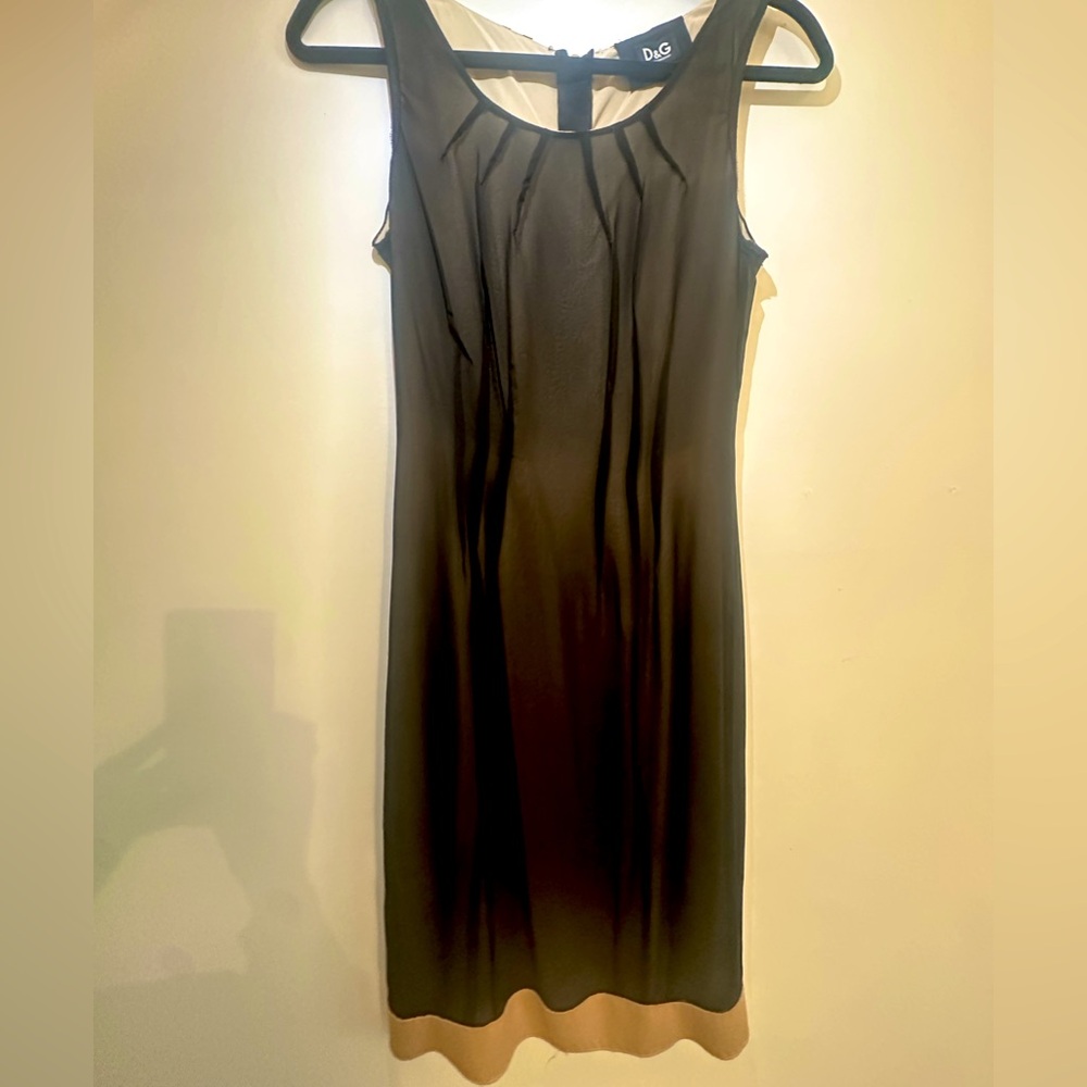 D&G - Dolce & Gabbana - Black Fitted Dress - AUTHENTIC Great Condition